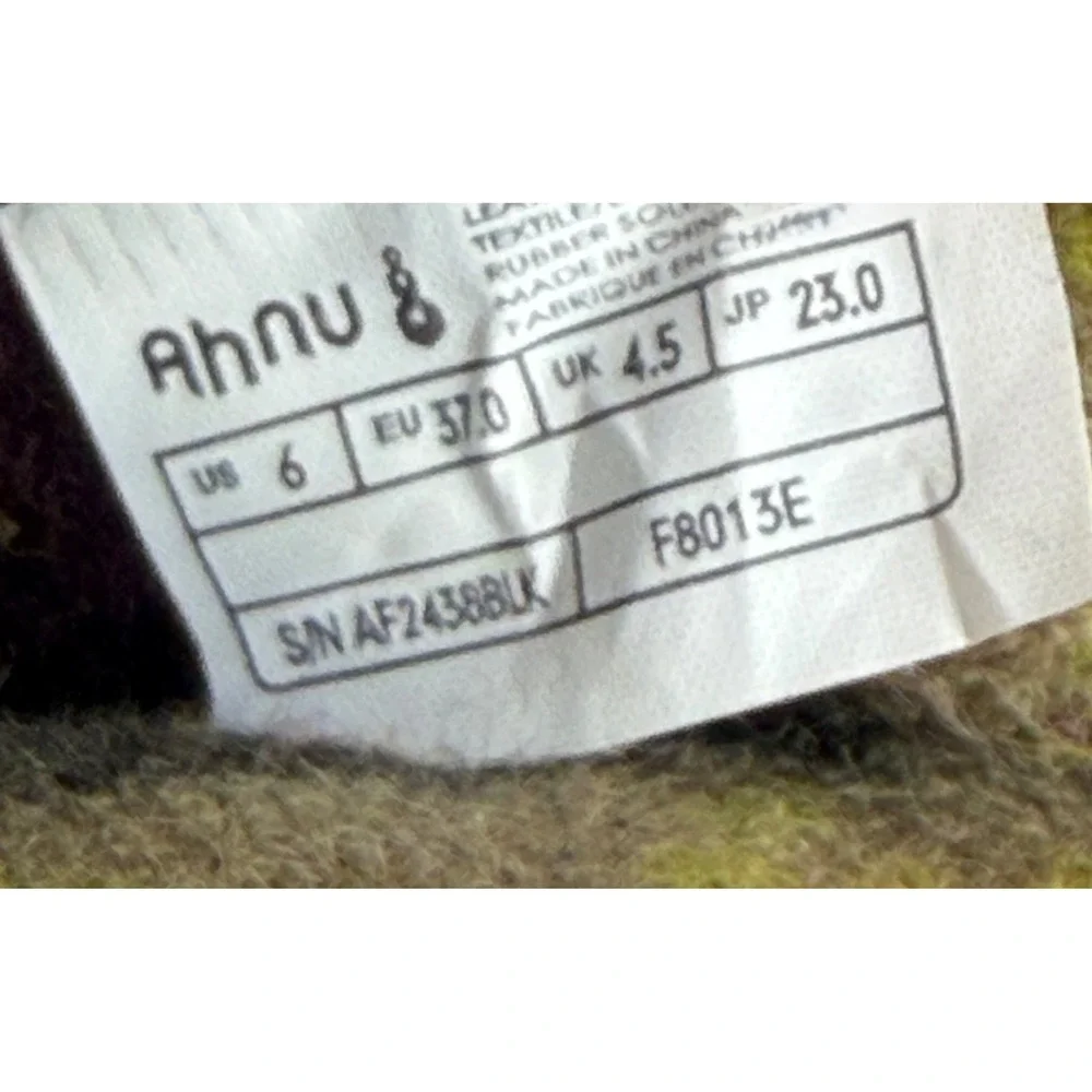 Ahnu Womens Black Himalaya Moccasin Boots Knit Cuffs Sherpa Insoles Size 6‎